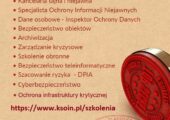 Przedstawiamy ofertę szkoleniową Krajowego Stowarzyszenia Ochrony Informacji Niejawnych