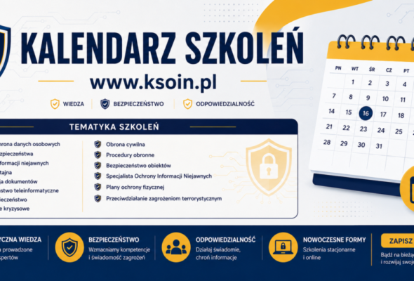 Przedstawiamy kalendarz szkoleniowy w drugim półroczu 2026