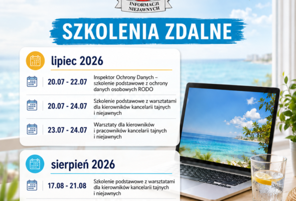Zapraszamy na letnie szkolenia KSOIN