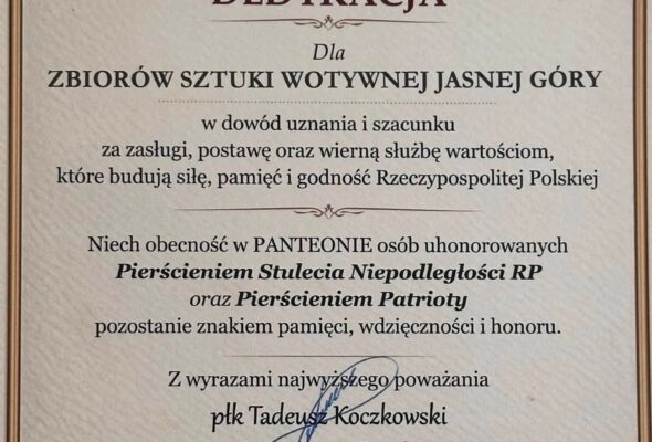 PANTEON NA JASNEJ GÓRZE
